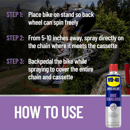 WD-40 Specialist Bike Degreaser , 10 OZ