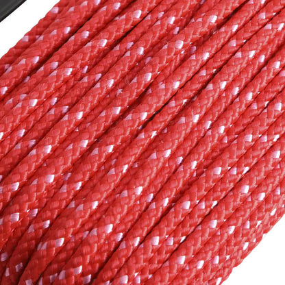 3/16 In. X 100 Ft. Assorted Colors Polypropylene Diamond Braid Rope with Winder